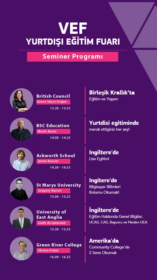 VEF Online Fuar Takvimi